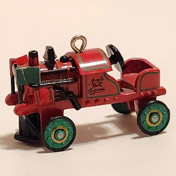 HALLMARK Miniature Ornament JINGLE BELL EXPRESS Miniature Kiddie Car Classics - Picture 5 of 6